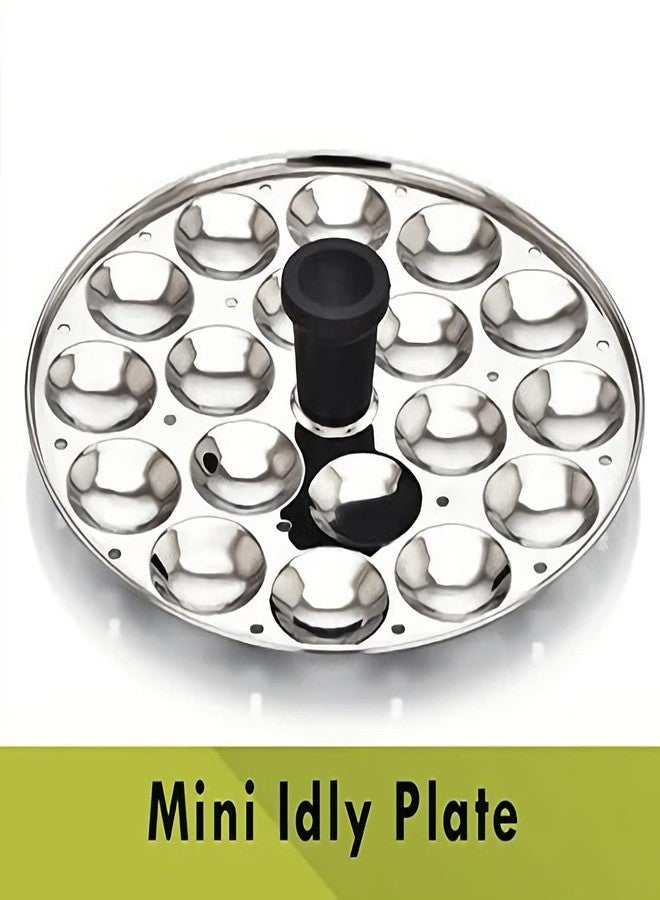 Thangam Stainless Steel Idli Cooker 2 Plates (for 6 Idlies) | Small Idly Cooker Pot | Steel Idli Maker with Silver Lid - Image 4